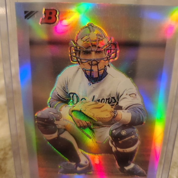 2002 Bowman Chrome Mike Piazza 1992 rookie Refractor mint insert card - Picture 2 of 3